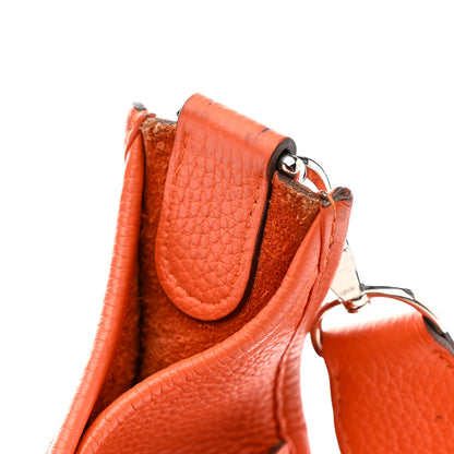 Hermes Taurillon Clemence Evelyne III GM Orange 13 of 14