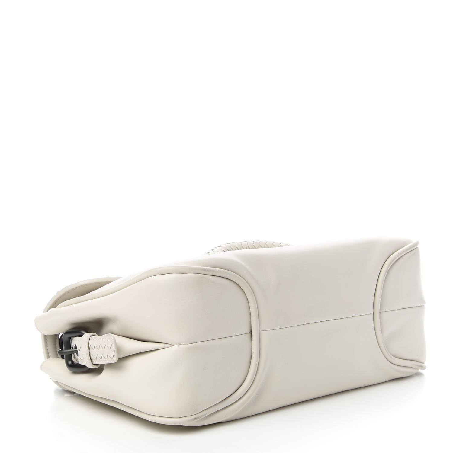 Bottega Veneta Intrecciato Rialto Shoulder Bag White 4 of 10