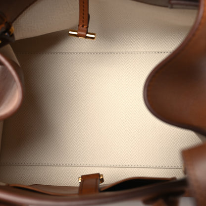 The Row Polished Saddle Calfskin Soft Margaux 10 Bag Cuir 5 of 13