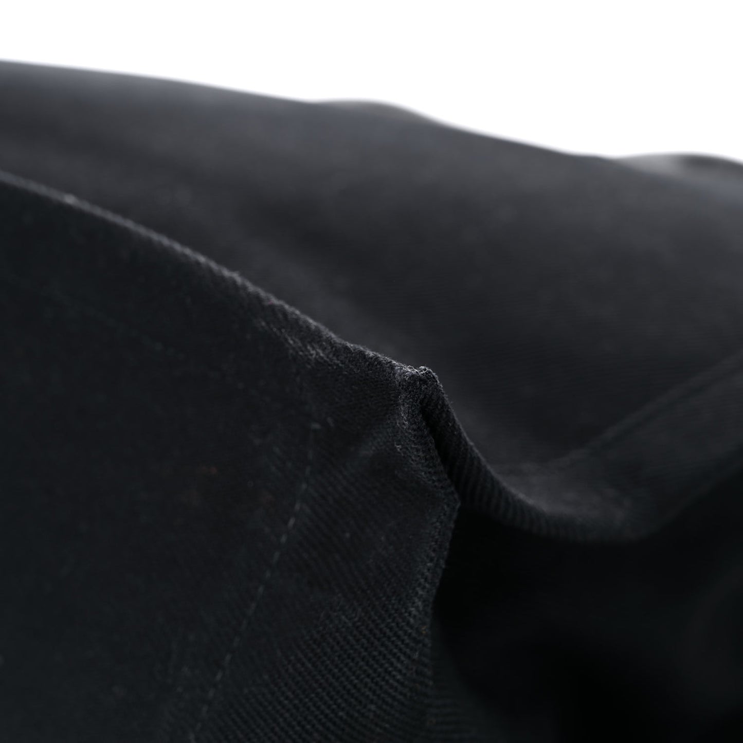 Linen Calfskin Rive Gauche Tote Black