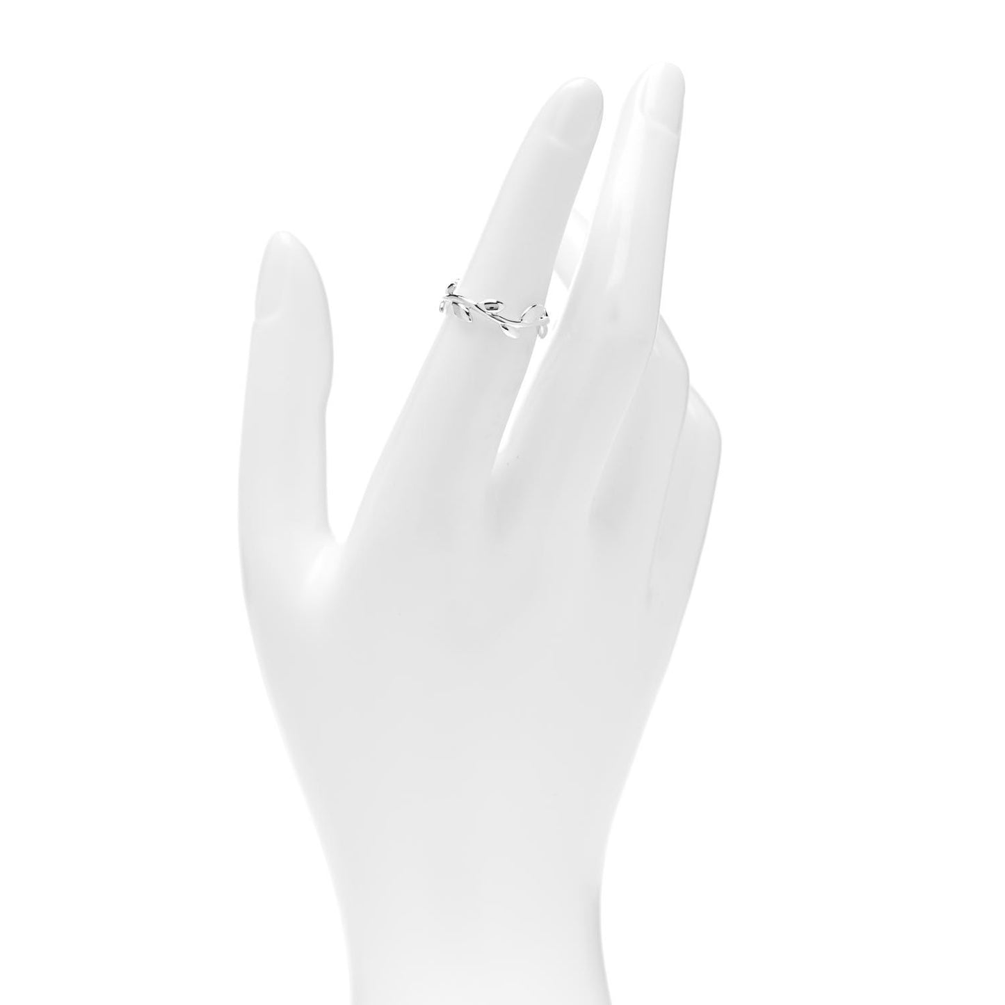 Sterling Silver Paloma Picasso Narrow Olive Leaf Band Ring 49 5