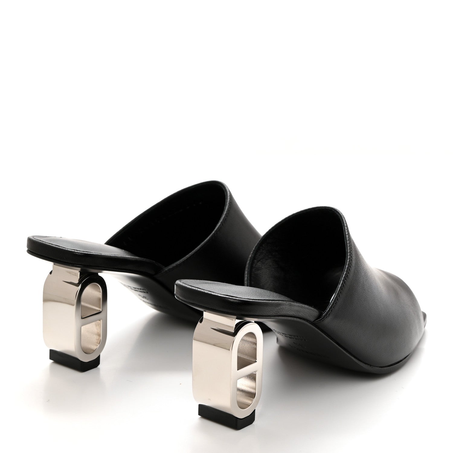 Hermes Nappa Iconique 60 Sandals 35 Black 4 of 9