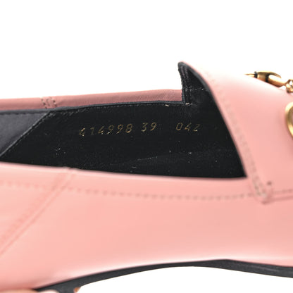 Gucci Lambskin Womens Brixton Horsebit Loafers 39 Perfect Pink 8 of 9