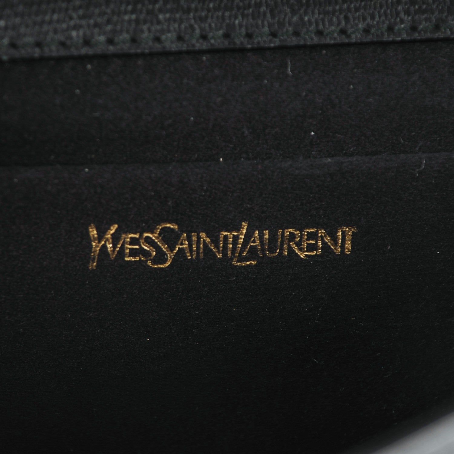 Saint Laurent Textured Calfskin Classic Tortoise Y Ligne Clutch Black 8 of 9