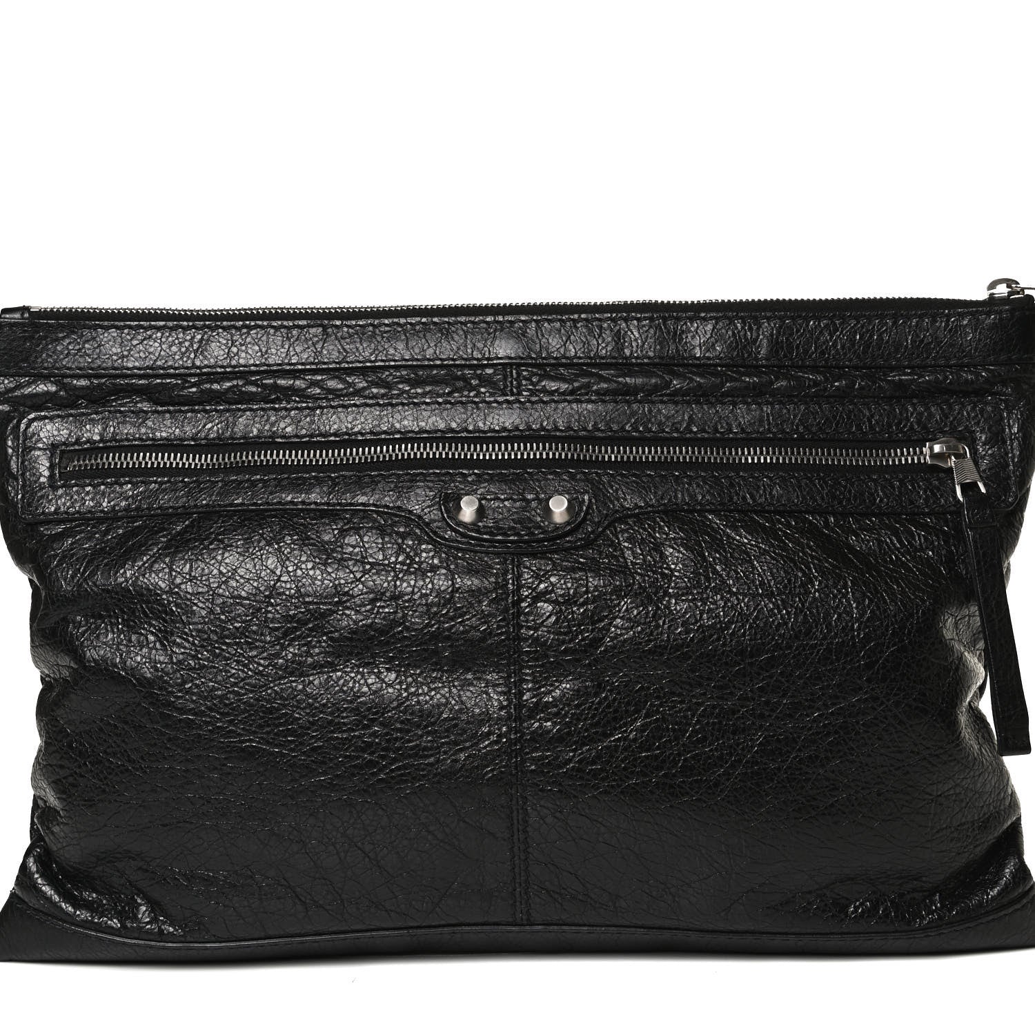 Balenciaga Agneau Arena Classic Hardware Large Clip Black 8 of 13