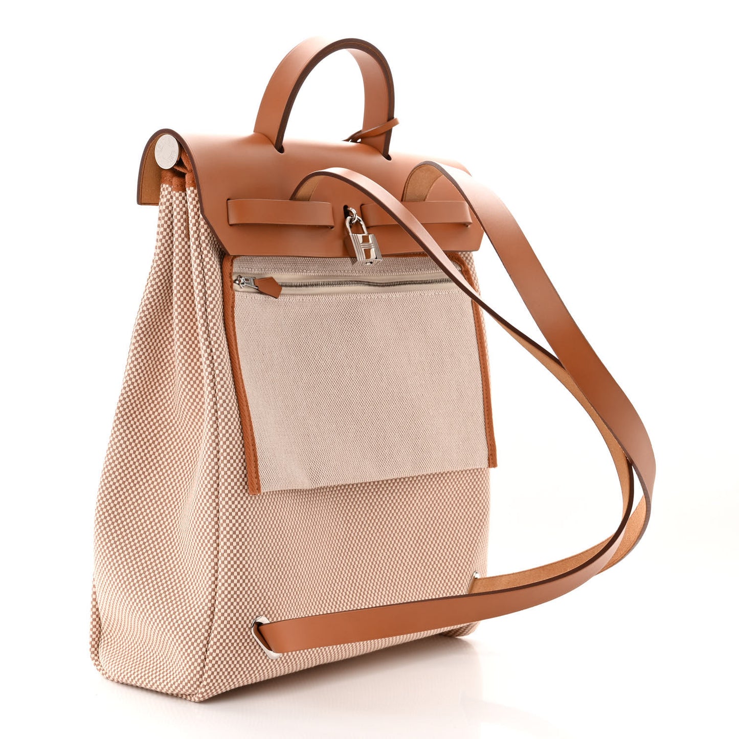 Vache Hunter Criss Viking Herbag a Dos Retourne Backpack Ecru Beige Naturel