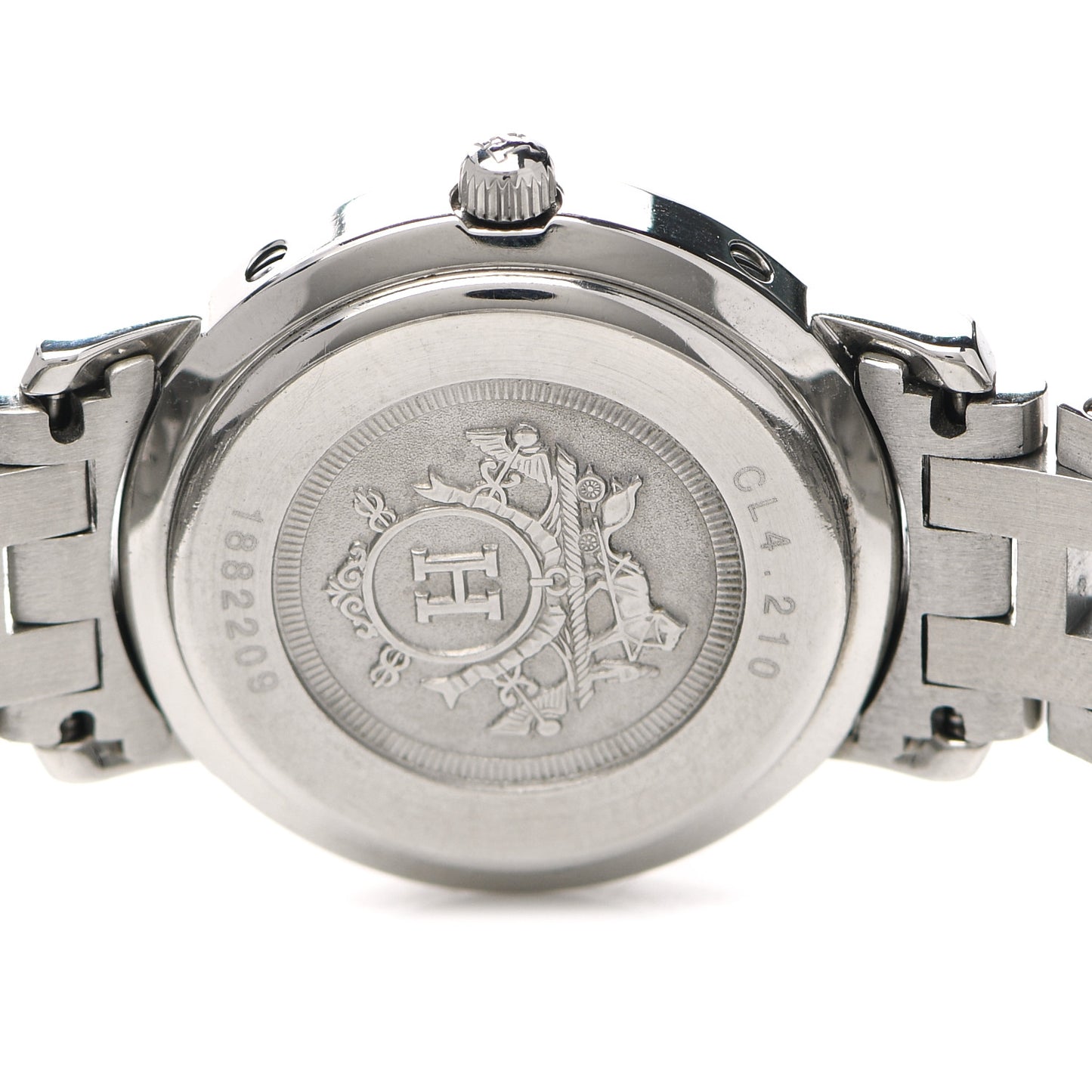 Stainless Steel 24mm Clipper Quartz Watch White