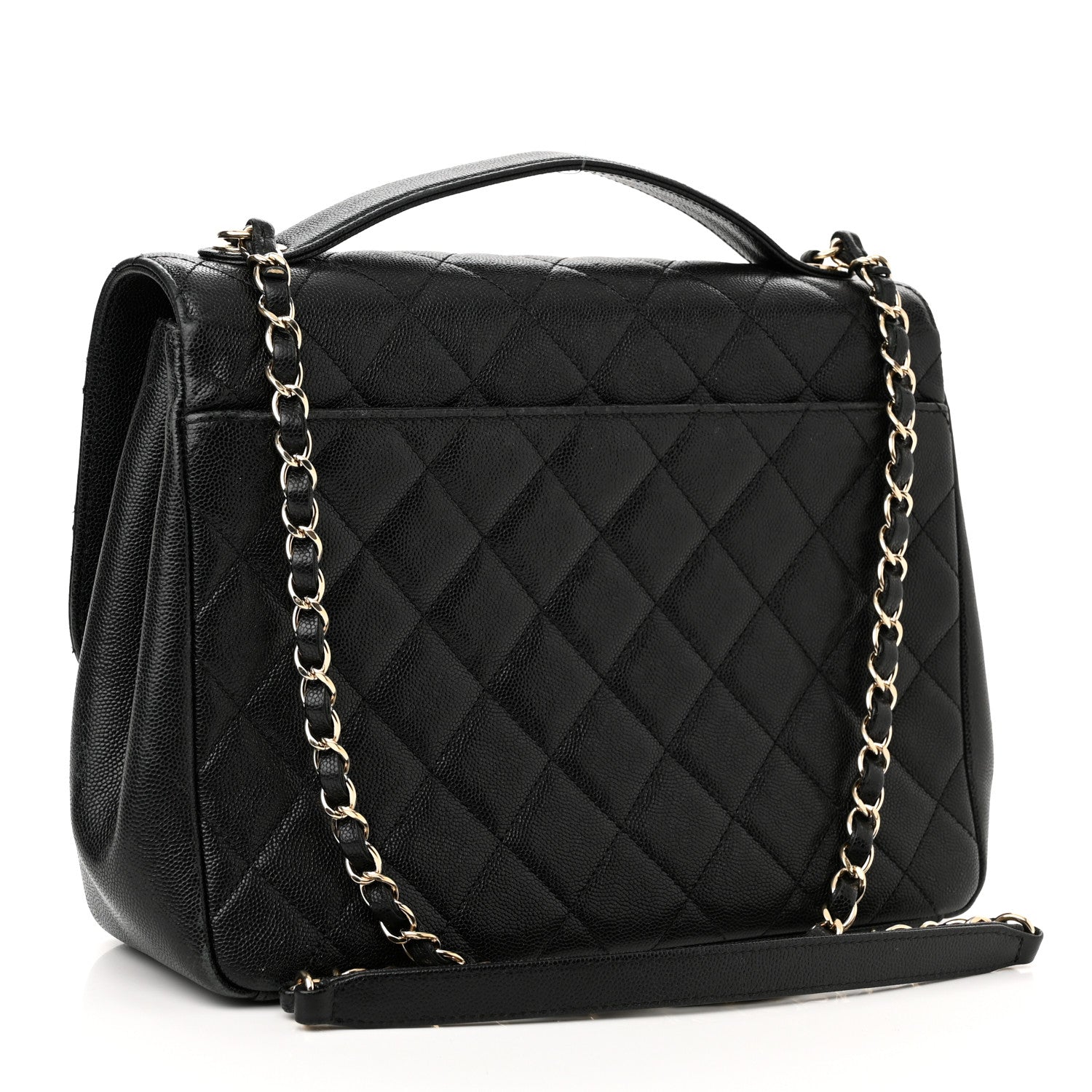 Chanel Caviar Quilted Large Business Affinity Flap Black 3 of 13