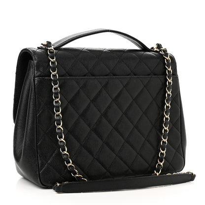 Chanel Caviar Quilted Large Business Affinity Flap Black 3 of 13