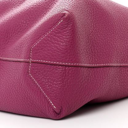 Hermes Taurillon Clemence Double Sens 36 Reversible Tote Marron Tosca 13 of 16