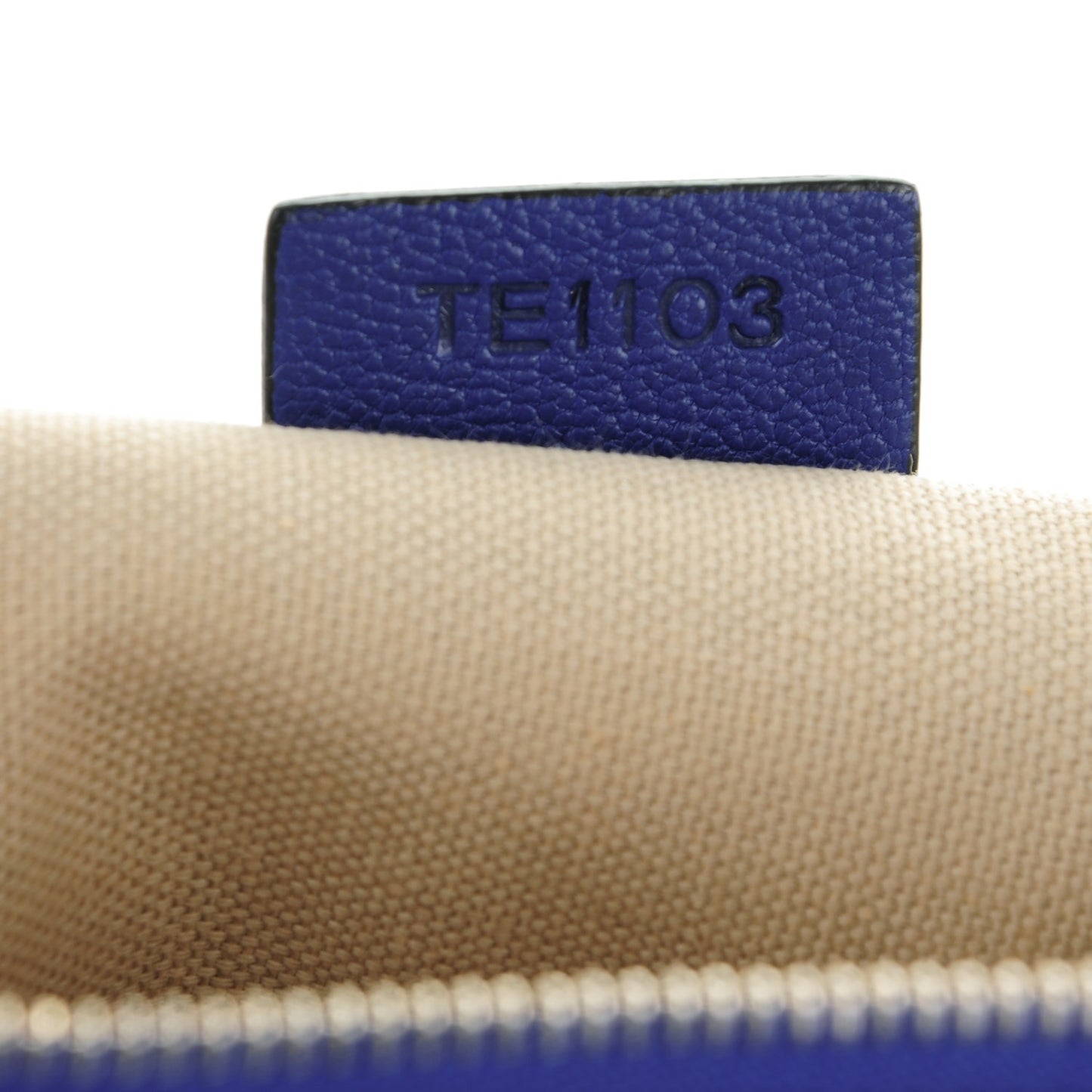 Sugar Goatskin Large Antigona Pouch Blue