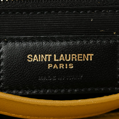 Saint Laurent Suede Toy Loulou Shoulder Bag Chartreuse 6 of 10
