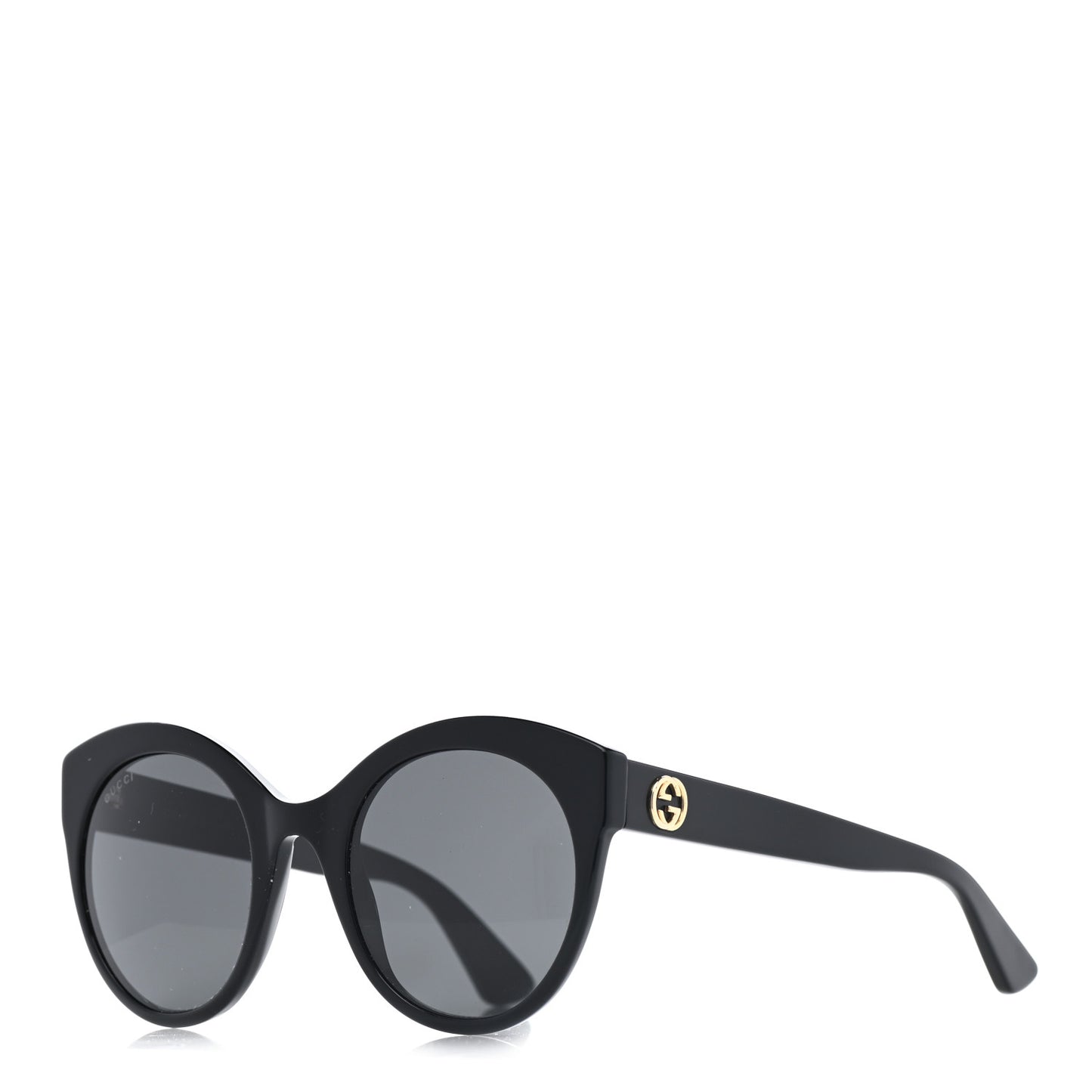 Round GG Sunglasses GG0028S Black