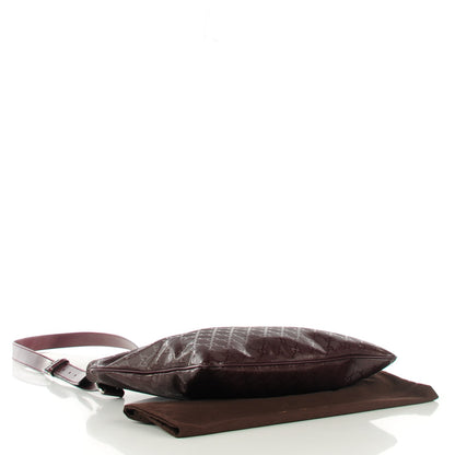 Gucci Imprime Monogram Medium Flat Messenger Bag Bordeaux 4 of 7