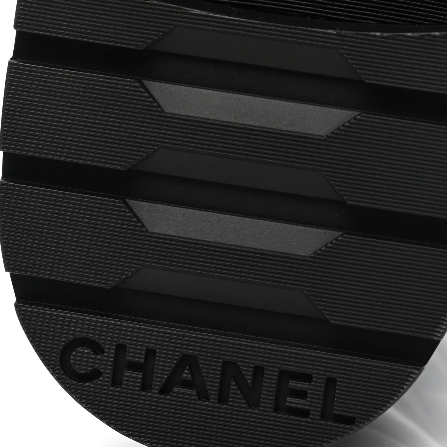 Chanel Shiny Lambskin Quilted Lace Up Combat Boots 40.5 Black 6 of 9