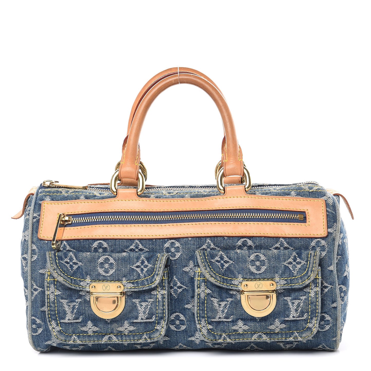 Monogram Denim Neo Speedy Blue