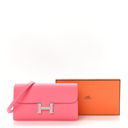 Hermes Epsom Constance Wallet To Go Rose Azalee 11 of 11