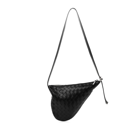 Bottega Veneta Calfskin Intrecciato Small Virgule Black 1 of 11