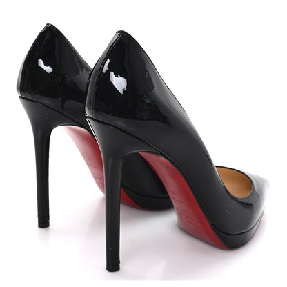 Christian Louboutin Patent Pigalle Plato 120 Pumps 39.5 Black 5 of 8