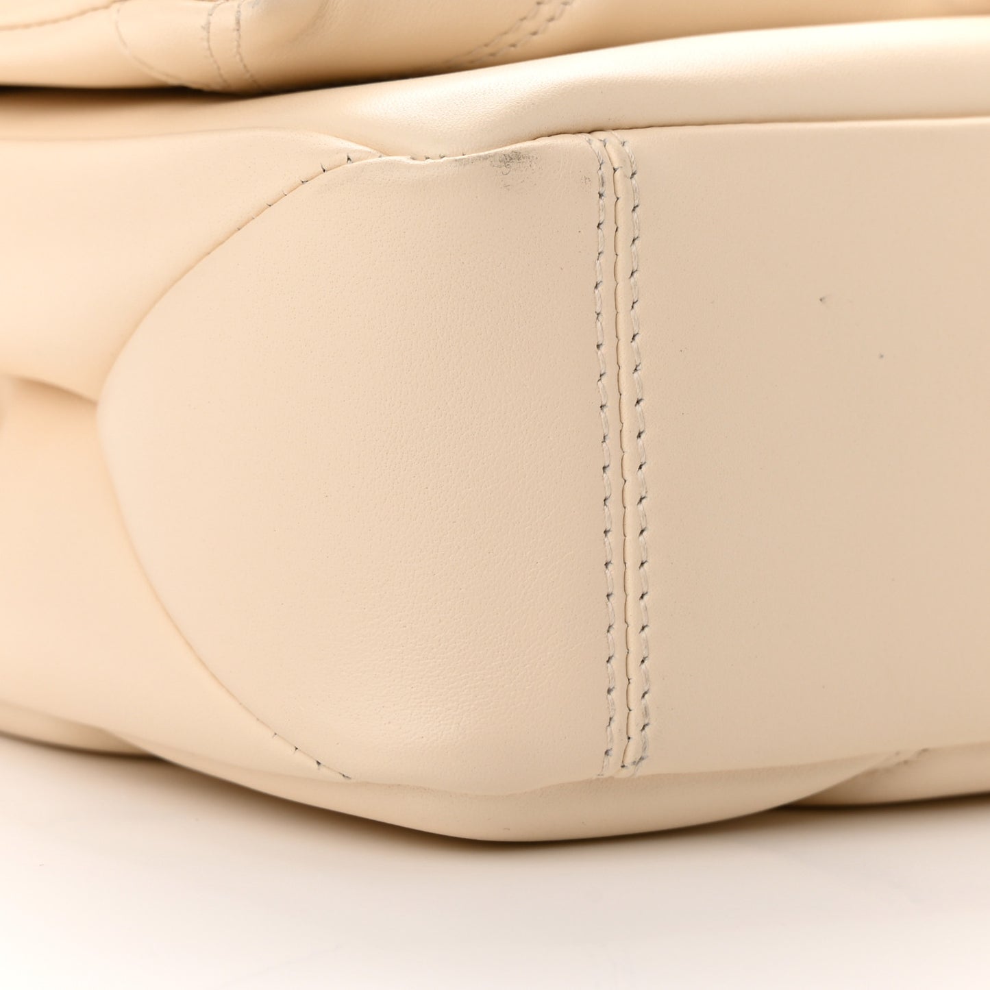 Calfskin Matelasse Mini Serpenti Cabochon Crossbody Bag Ivory Opal