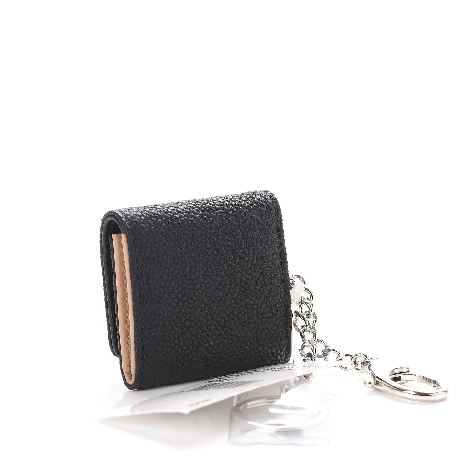 Chanel Caviar Photo Holder Key Chain Bag Charm Black 3 of 7