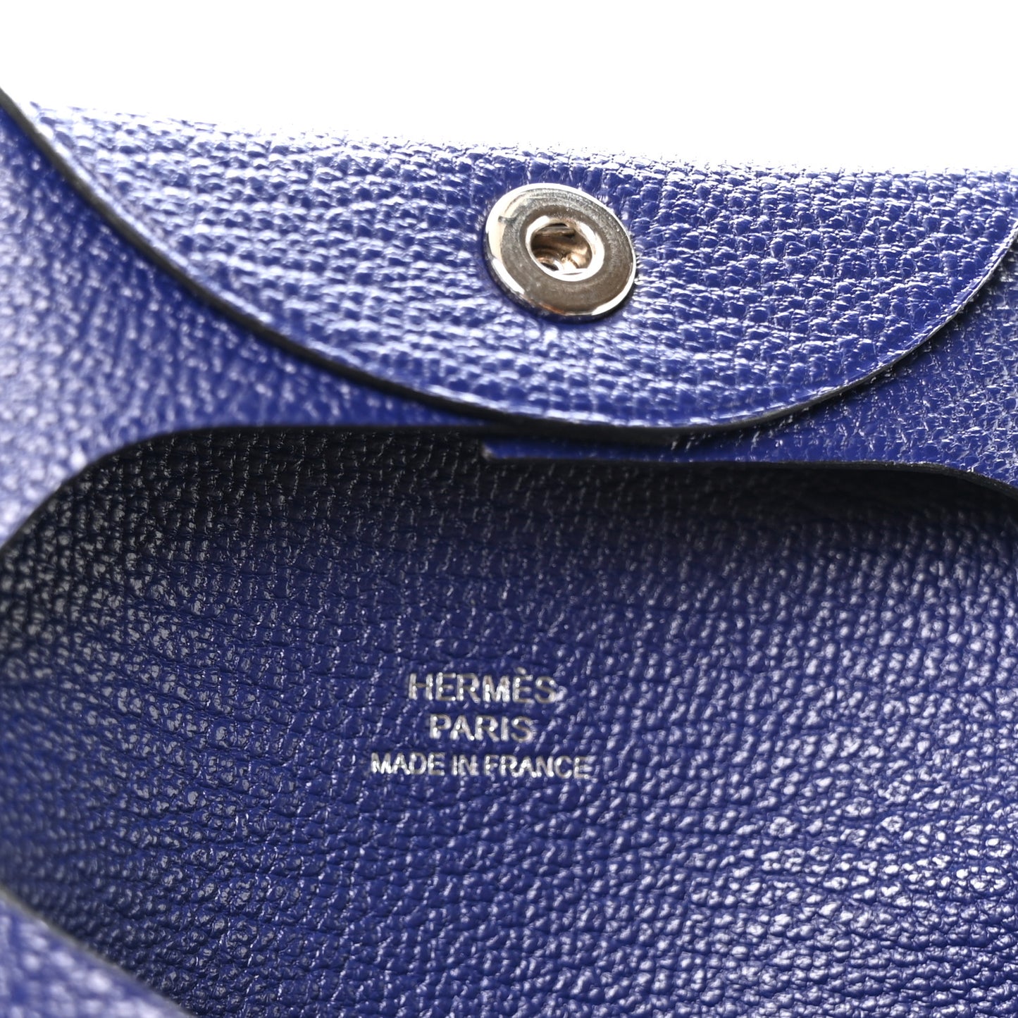 Chevre Mysore Bastia Coin Purse Bleu Encre