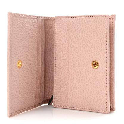 Gucci Dollar Calfskin GG Marmont Card Case Perfect Pink 5 of 7