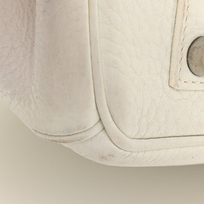 Hermes Taurillon Clemence Birkin 35 White 9 of 24