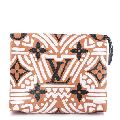 Louis Vuitton Monogram Giant Crafty Pochette Toiletry 26 Creme Caramel 1 of 5