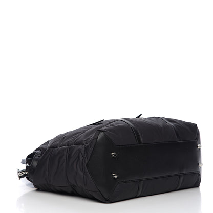 Burberry Nylon House Check Quilted Abbey Diaper Bag Black 4 of 9