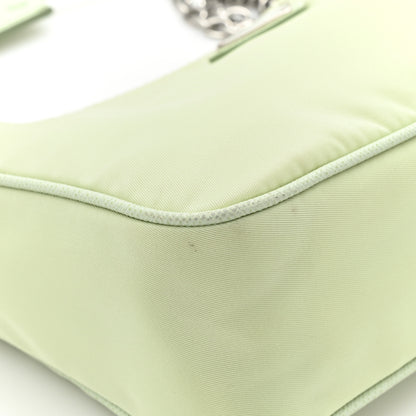Prada Re-Nylon Saffiano Re-Edition 2005 Shoulder Bag Acqua 9 of 10