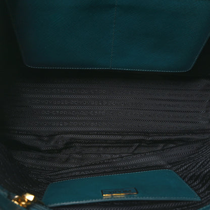 Prada Saffiano Lux Large Galleria Double Zip Tote Ottanio 5 of 10