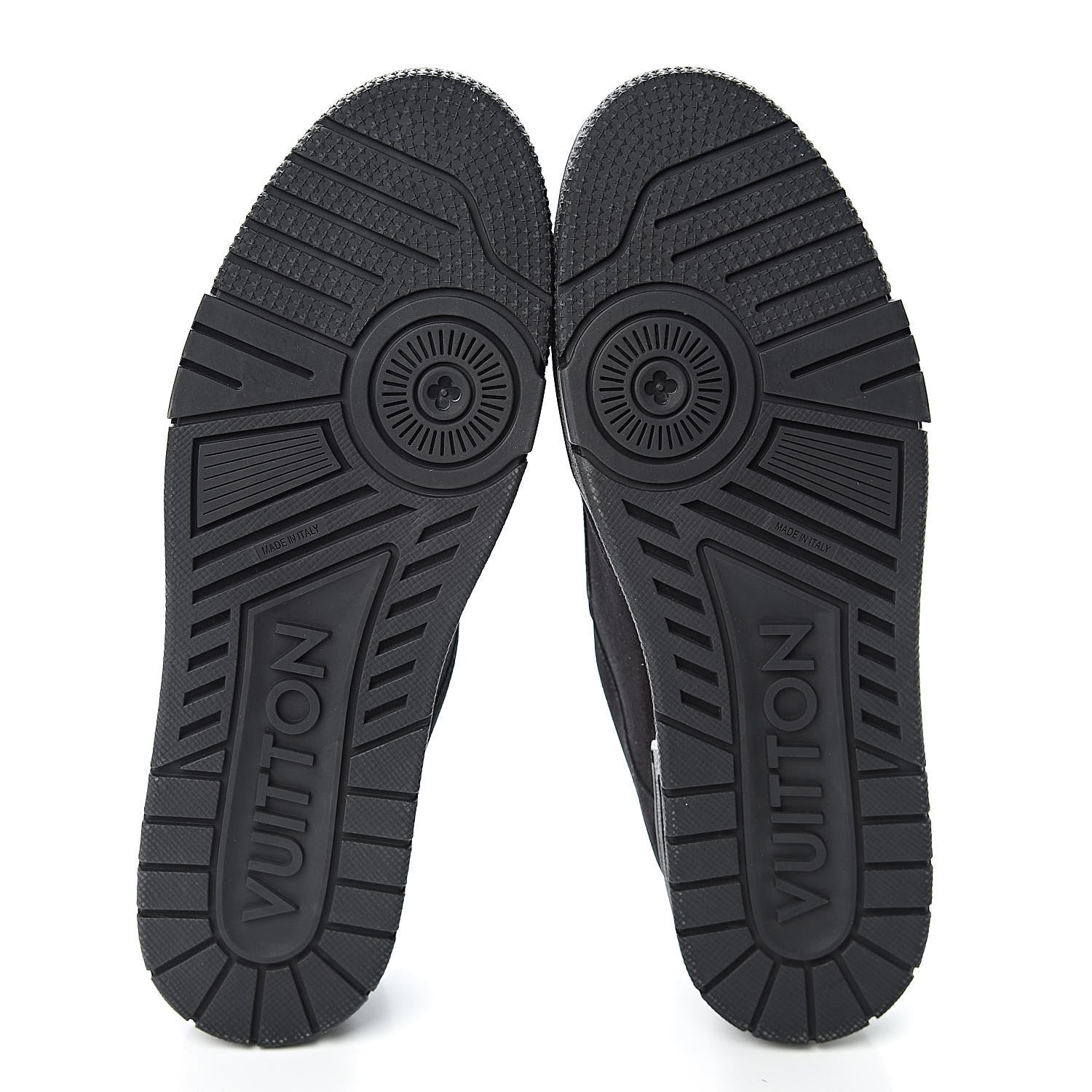 Louis Vuitton Suede Uniform Sneakers 10 Black 8 of 8