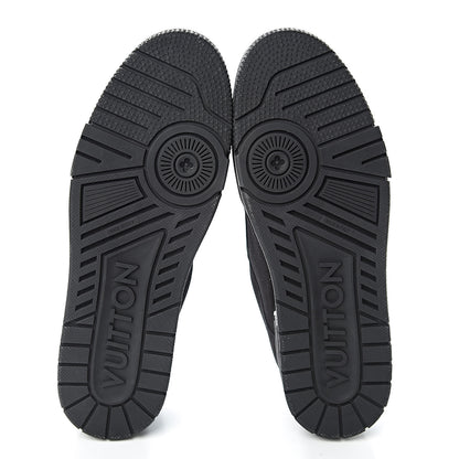 Louis Vuitton Suede Uniform Sneakers 10 Black 8 of 8