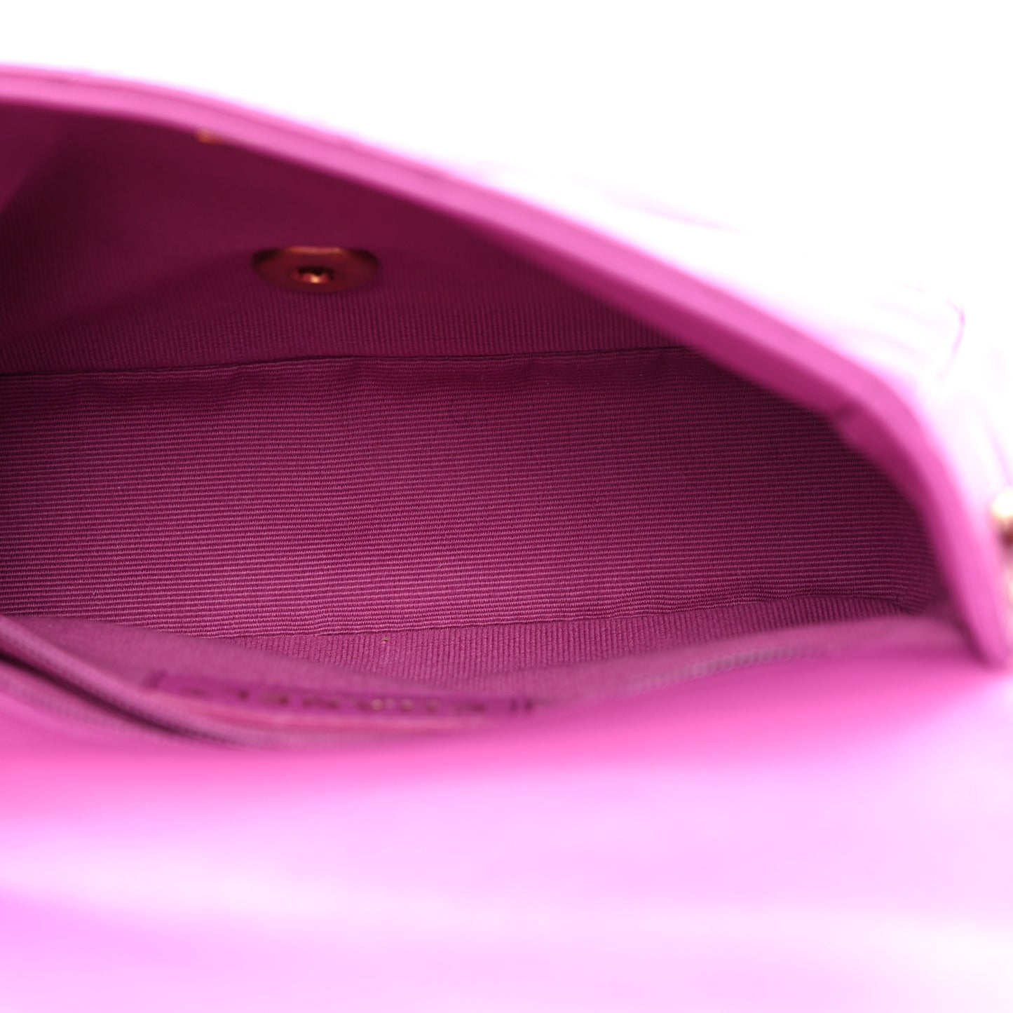 Lambskin Quilted CC Small Dynasty Flap Purple