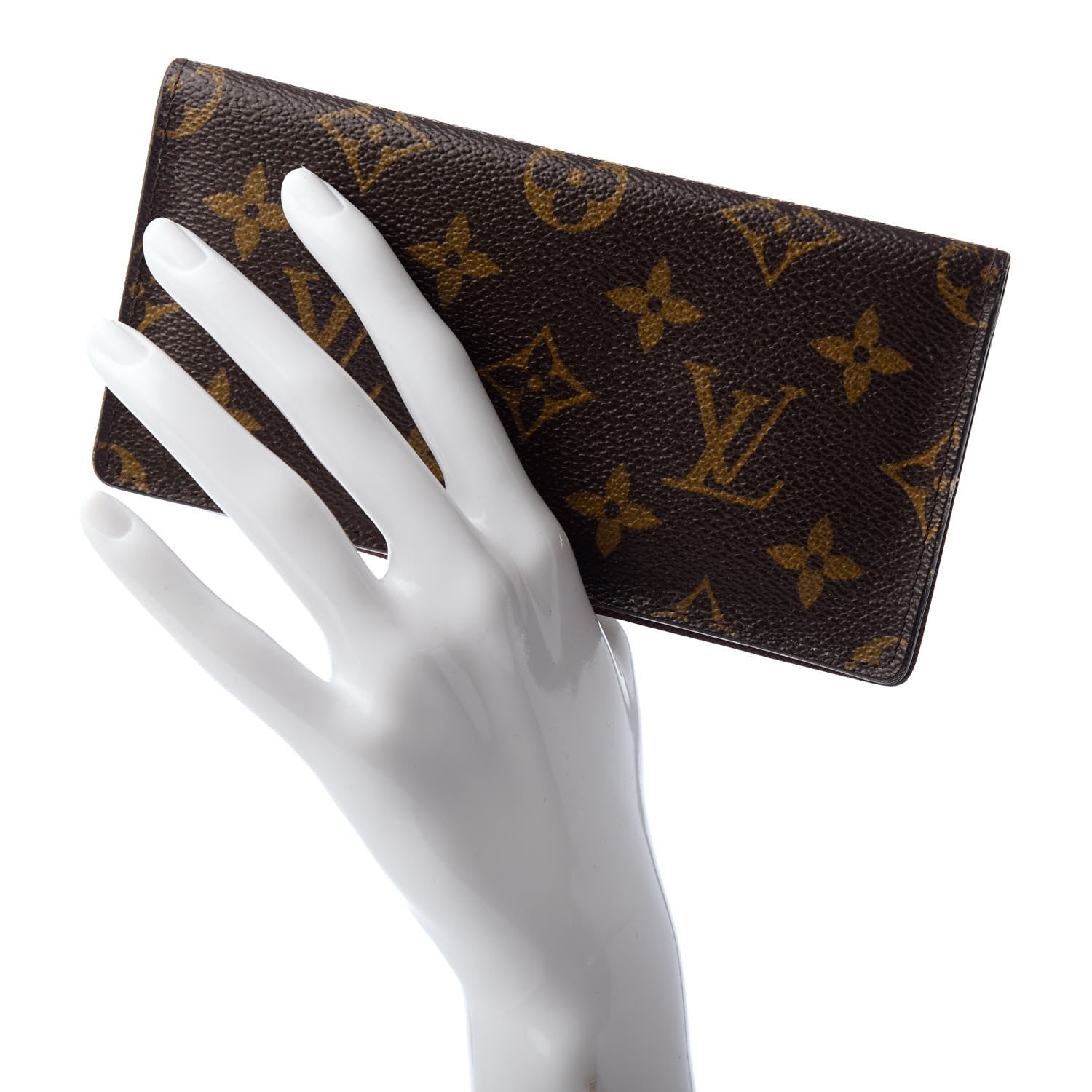 Louis Vuitton Monogram Simple Checkbook Holder Wallet Cover 2 of 8