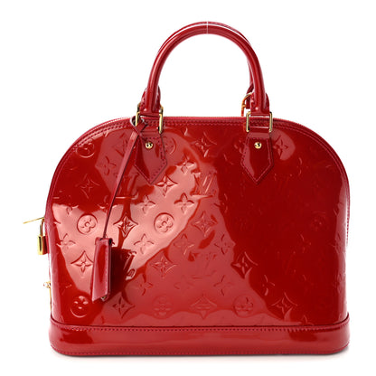 Louis Vuitton Vernis Alma PM  Pomme D'Amour 1 of 9