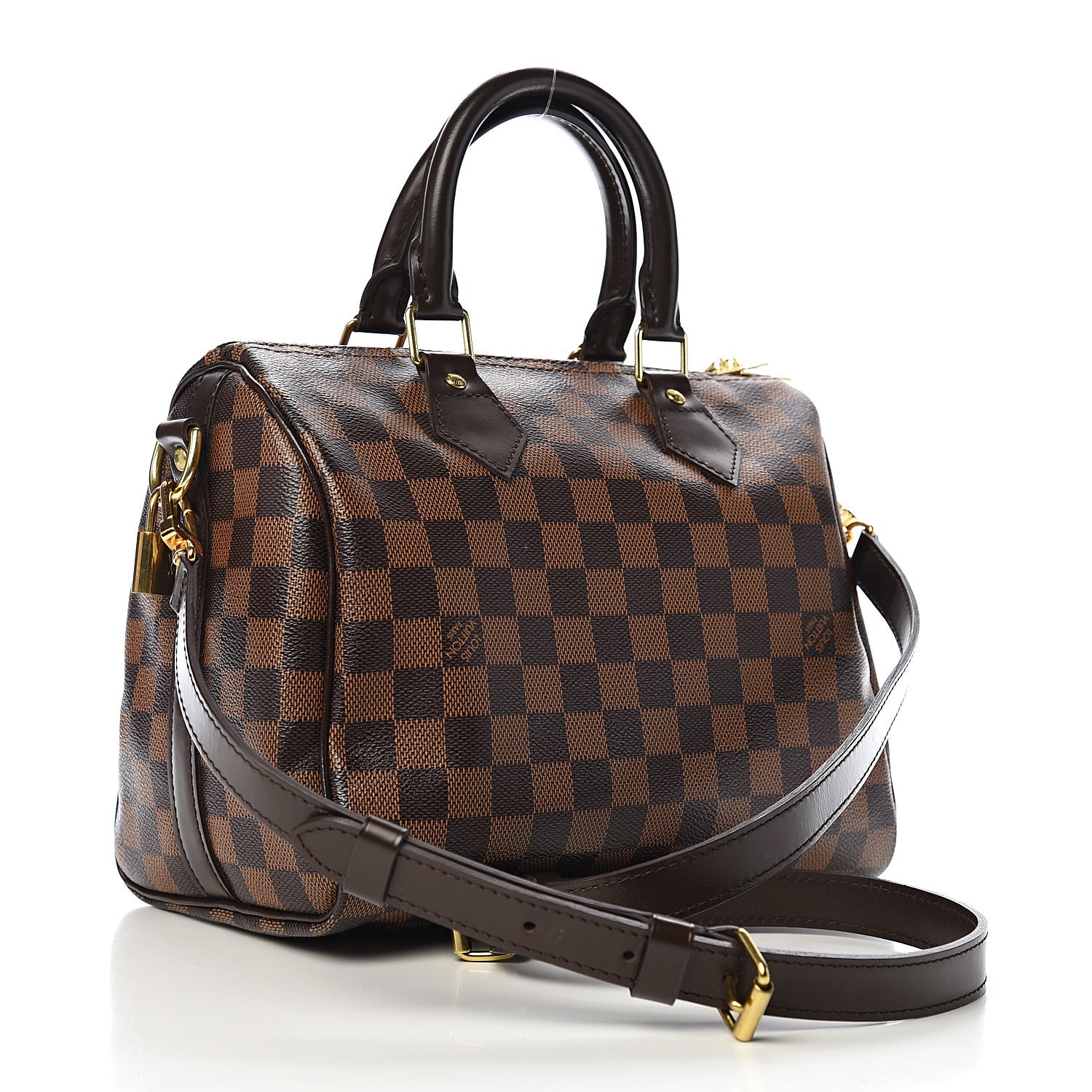 Louis Vuitton Damier Ebene Speedy Bandouliere 25 2 of 11