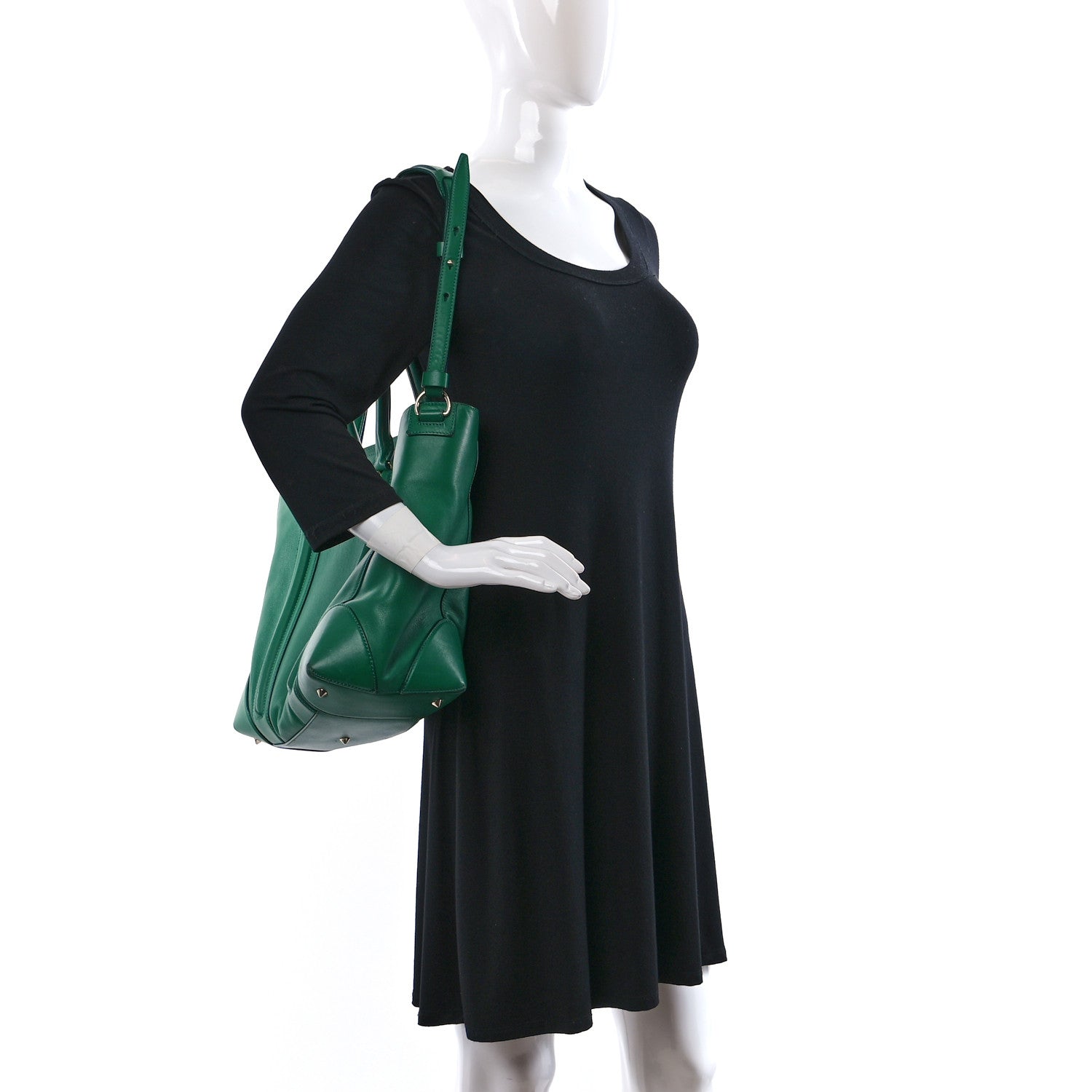 Givenchy Calfskin Lucrezia Tote Green 2 of 11