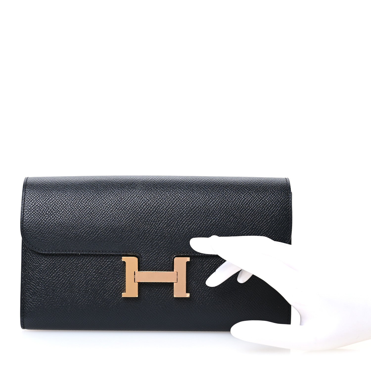 Hermes Epsom Constance Long Wallet Black 2 of 7