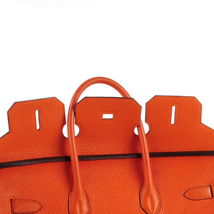 Hermes Taurillon Clemence Birkin 35 Orange 22 of 27