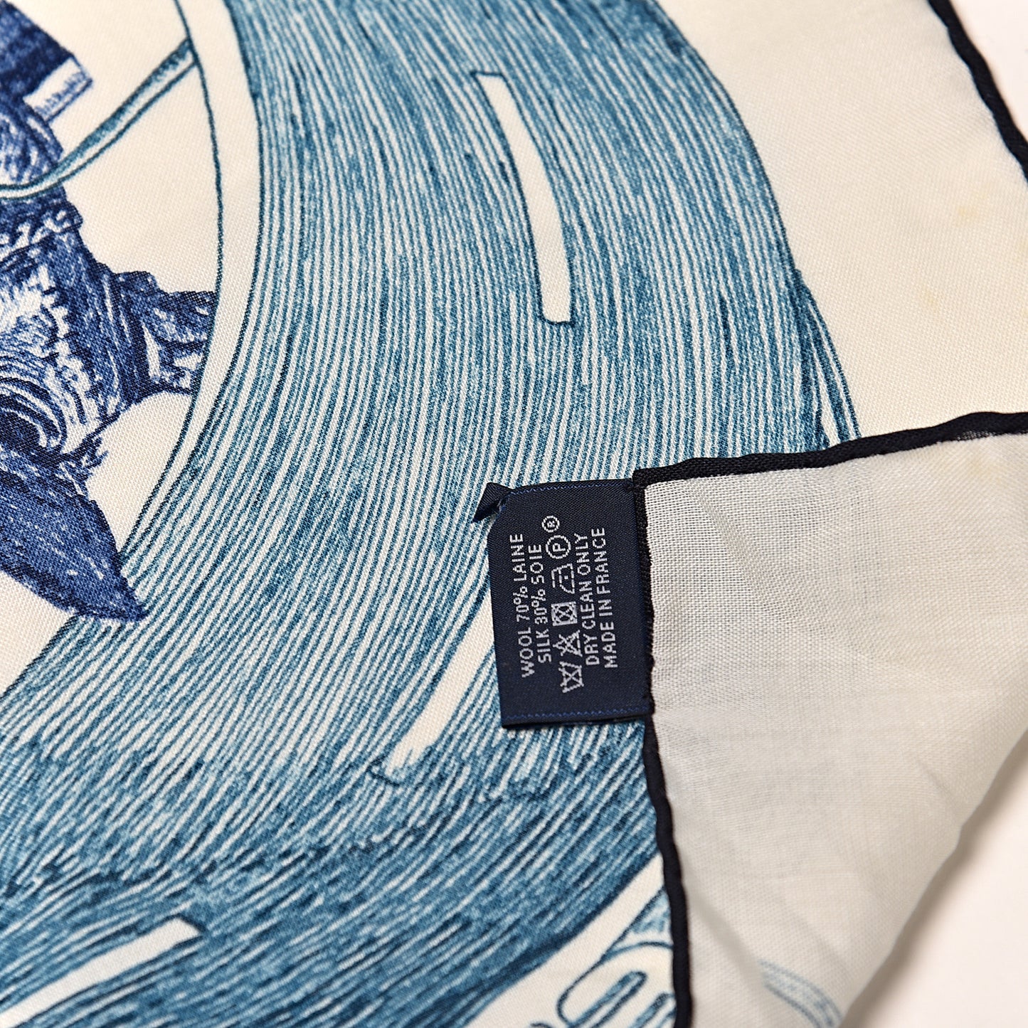 Wool Silk Route 24 Scarf 140