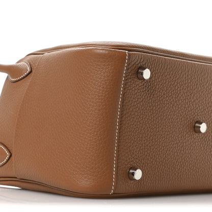 Hermes Taurillon Clemence Lindy 26 Gold 17 of 21
