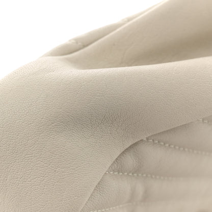 Saint Laurent Sheepskin Matelasse Chevron Monogram Medium College Bag Crema Soft 13 of 13