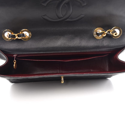 Chanel Lambskin Quilted XL Jumbo Single Flap Black 6 of 14
