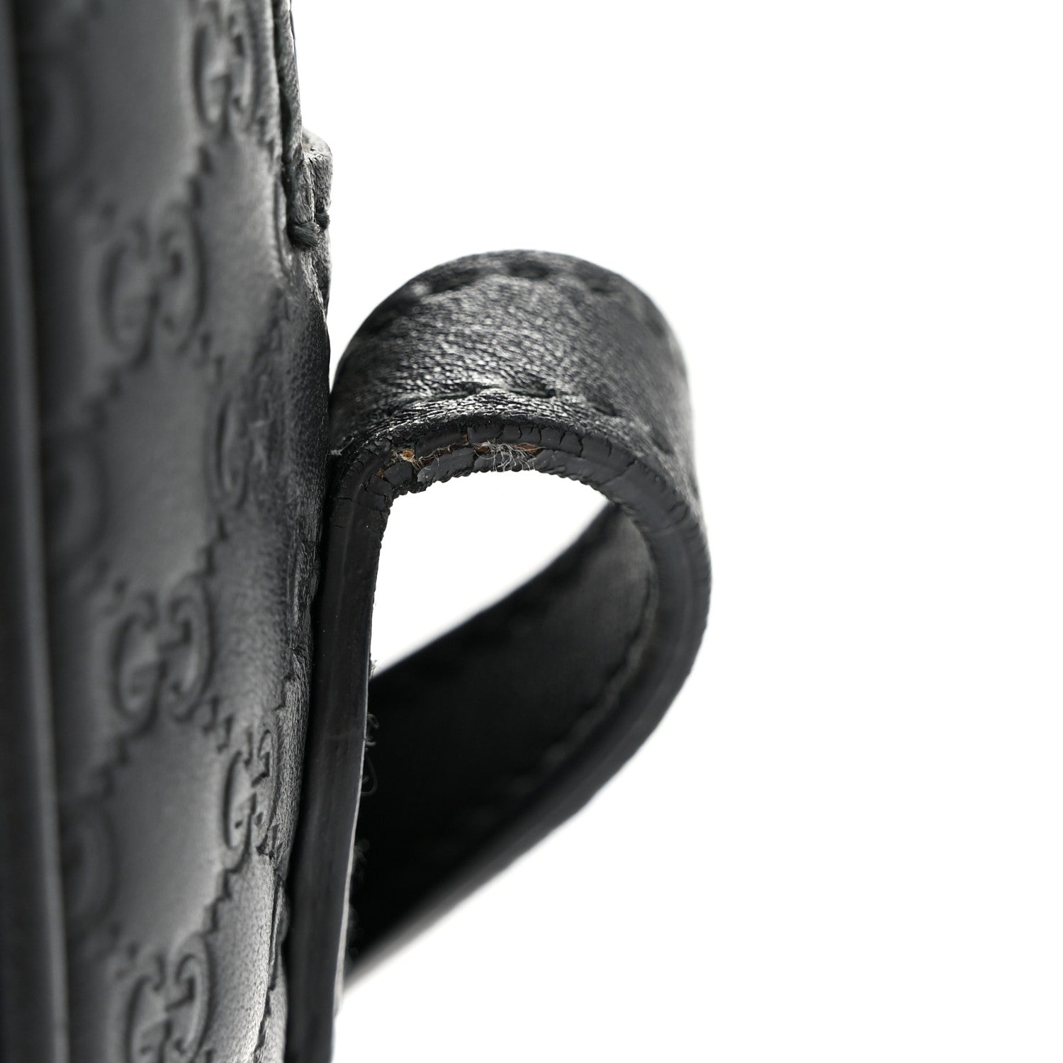 Gucci Microguccissima Mini Bree Messenger Bag Black 12 of 12