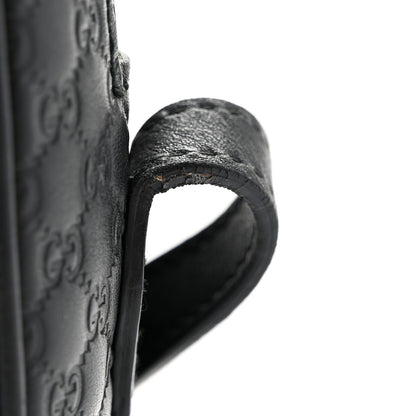 Gucci Microguccissima Mini Bree Messenger Bag Black 12 of 12
