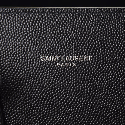 Saint Laurent Grained Calfskin Small Sac De Jour Black 6 of 10