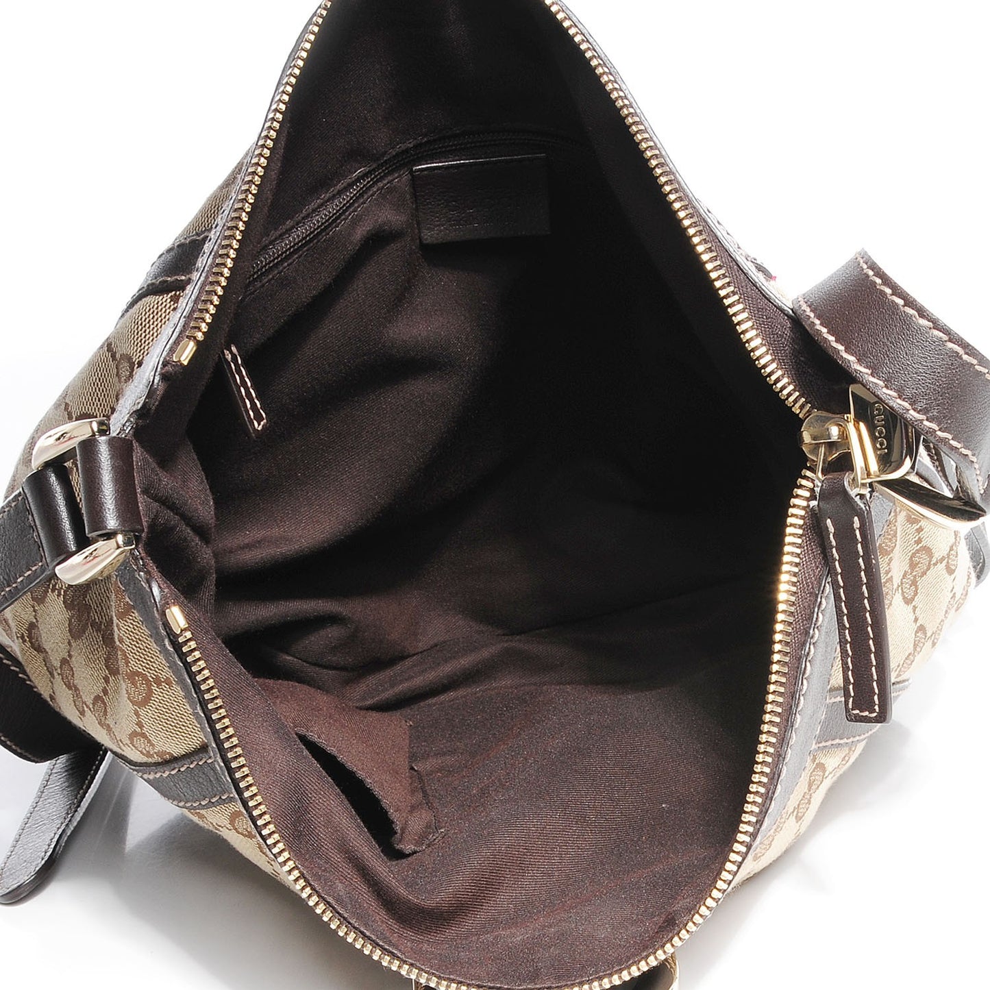 Monogram Small D Gold Ring Messenger Dark Brown