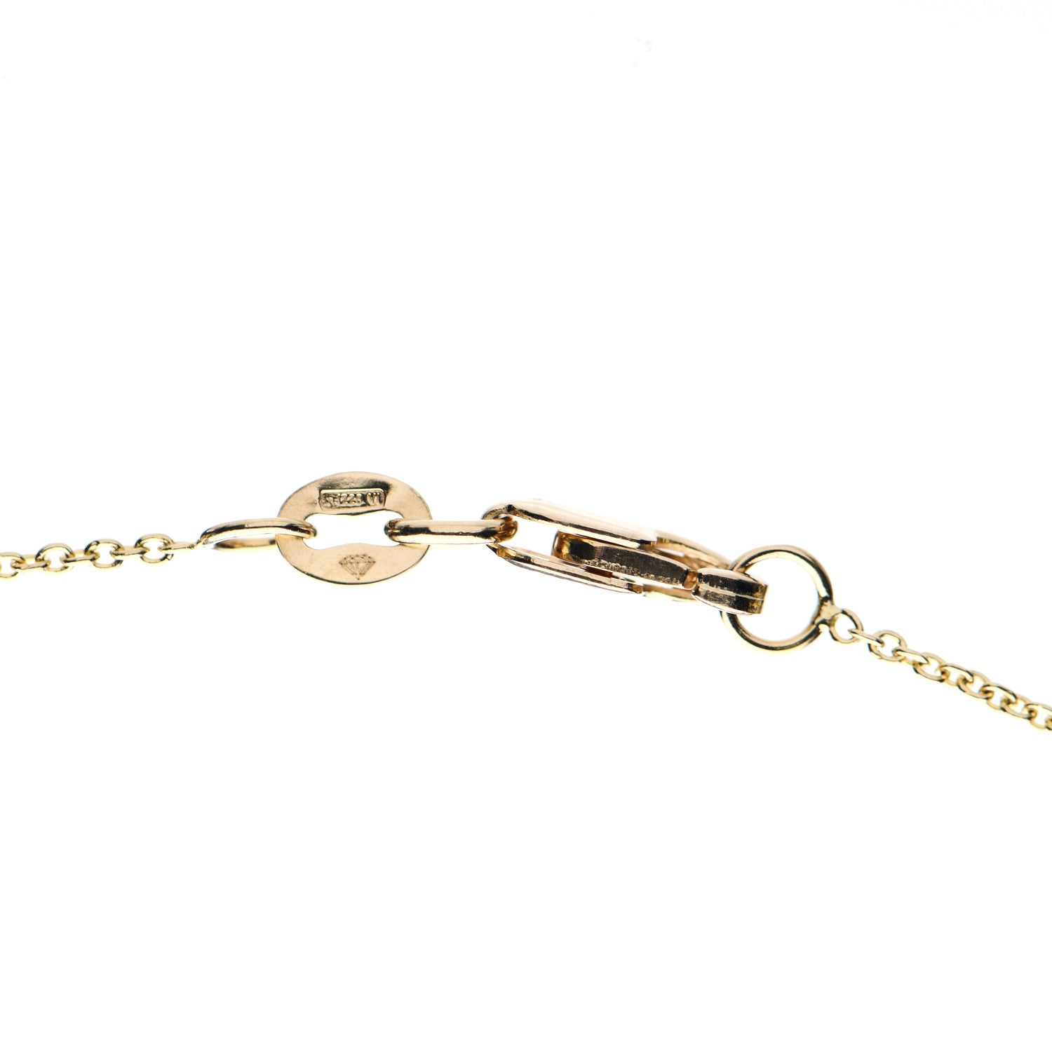 Roberto Coin 18K Yellow Gold Diamond .19ct Diamonds By The Inch Necklace 5 of 5
